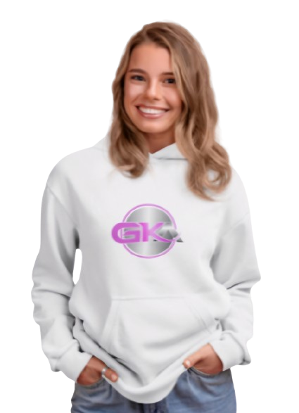 Unisex  GKA Heavy Blend™ Hooded Sweatshirt (pink logo)