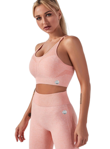 Pink Seamless Short Set (2 piece)