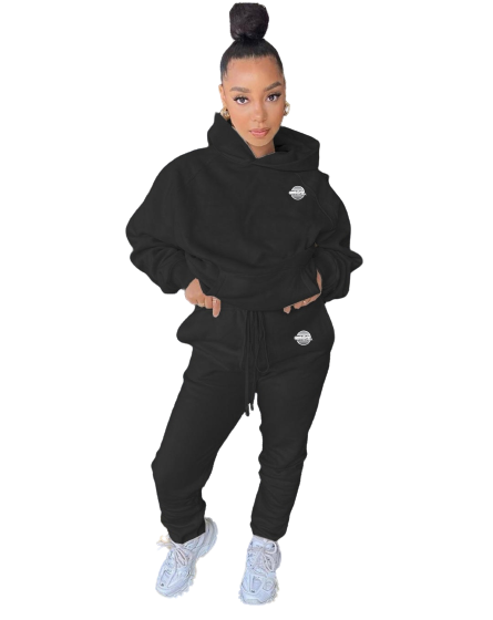 Black Jogger Sweatsuit