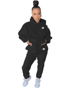 Black Jogger Sweatsuit