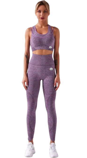 Dark Purple Seamless Set ( 2 piece)