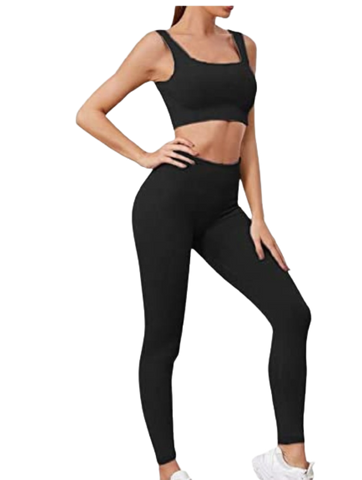 Black Seamless Set (2 piece)